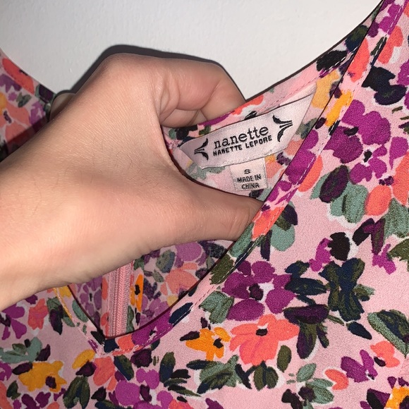 Nanette Lepore | light flamingo print top - Picture 3 of 8